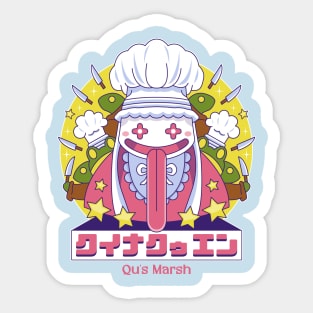 Quina Quen and Frogs Sticker